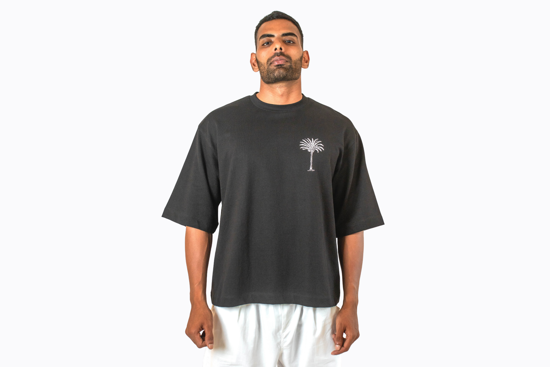 T-Shirt - Palm Rhinestone