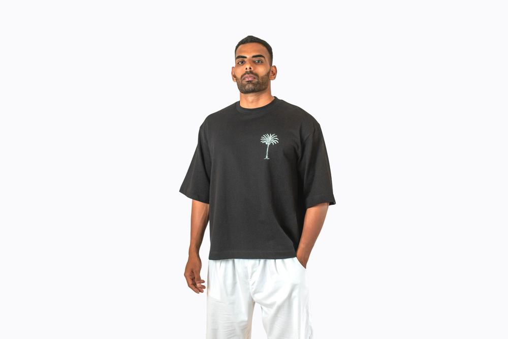 T-Shirt - Palm Rhinestone