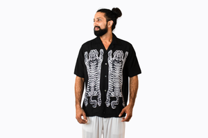 Oversized Ragged Tiger Shirt