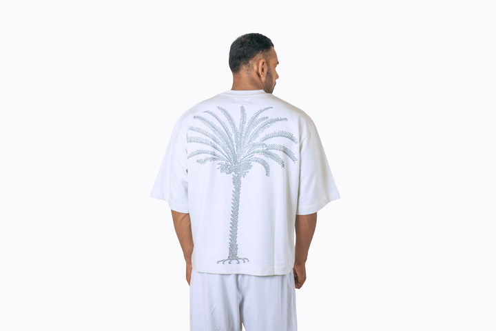 T-Shirt - Palm Rhinestone