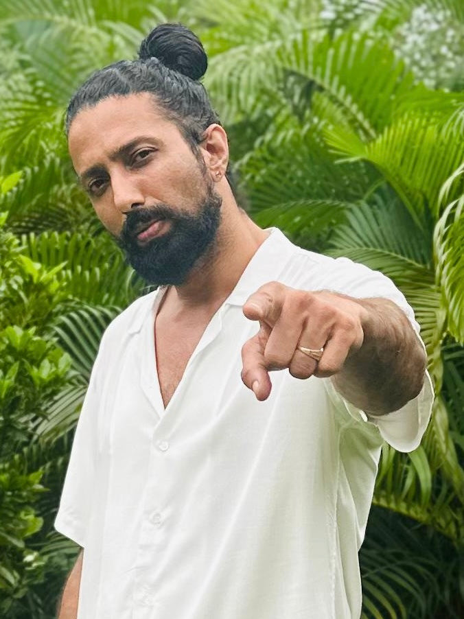 Palm Oversized Modal Digital Print Shirt