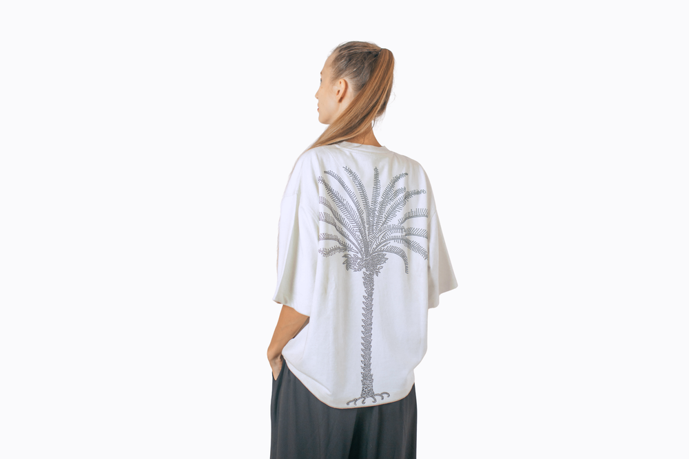 T-Shirt - Palm Rhinestone