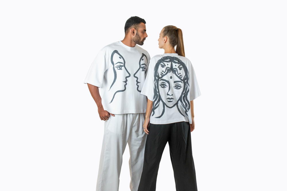 T-Shirt - Indian lady