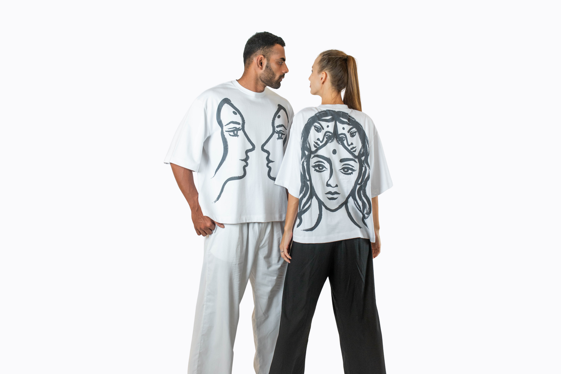 T-Shirt - Indian lady