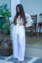 Natural Palm Knot Crop Top